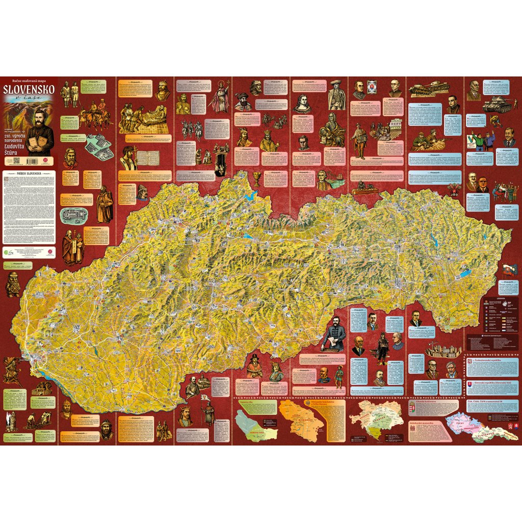 mapa Slovensko.v čase