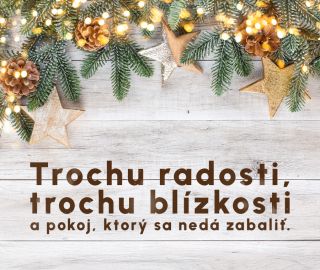 🎄 Prajeme vám radosťou naplnené a pokojom prežiarené vianočné sviatky v kruhu vašich blízkych. Nech sú plné vnútorného...